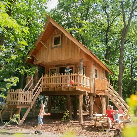 Recreatiepark D'n Mastendol Luxe Boomhutten אתר קמפינג