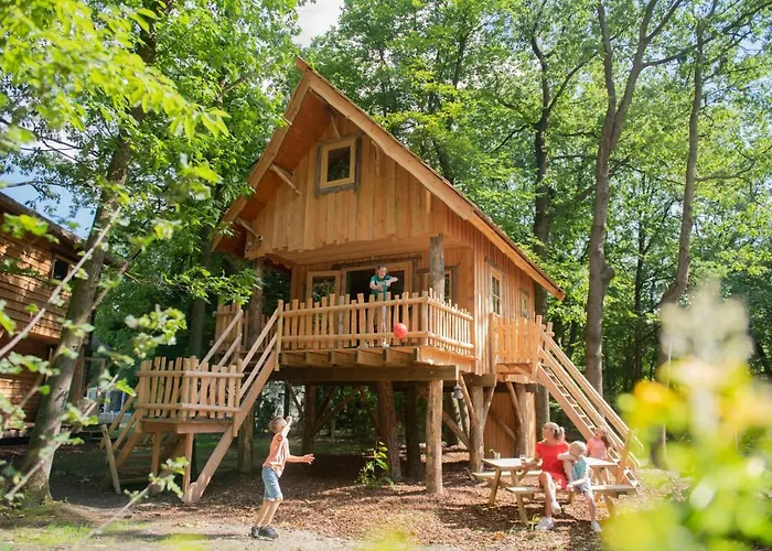 Recreatiepark D'n Mastendol Luxe Boomhutten Camping